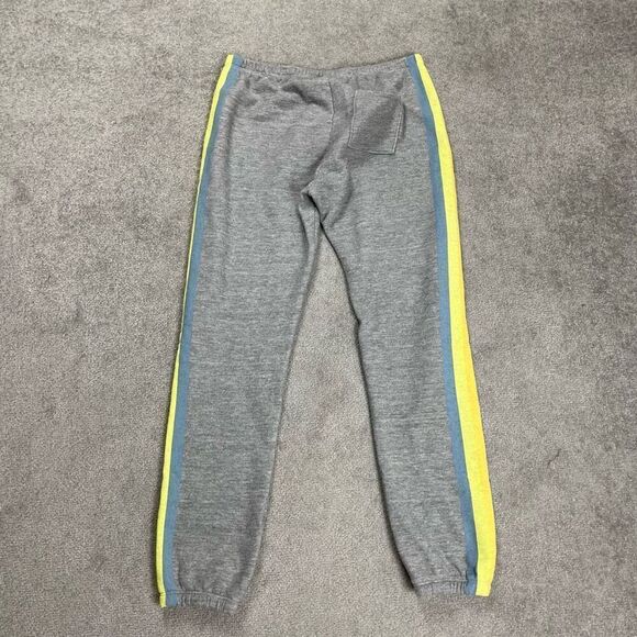 Wild Fox Womens Size Large Knox Jogger Pants Heather Gray Stripe Pockets NWT - Picture 3 of 5